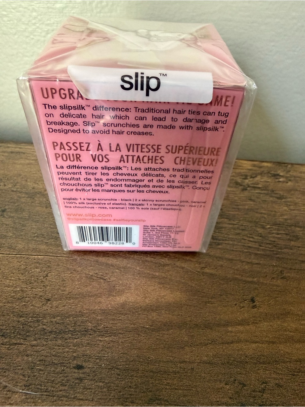 Slip Pure Silk Assorted Scrunchie Trio New In Box (sealed) - Picture 2 of 5
